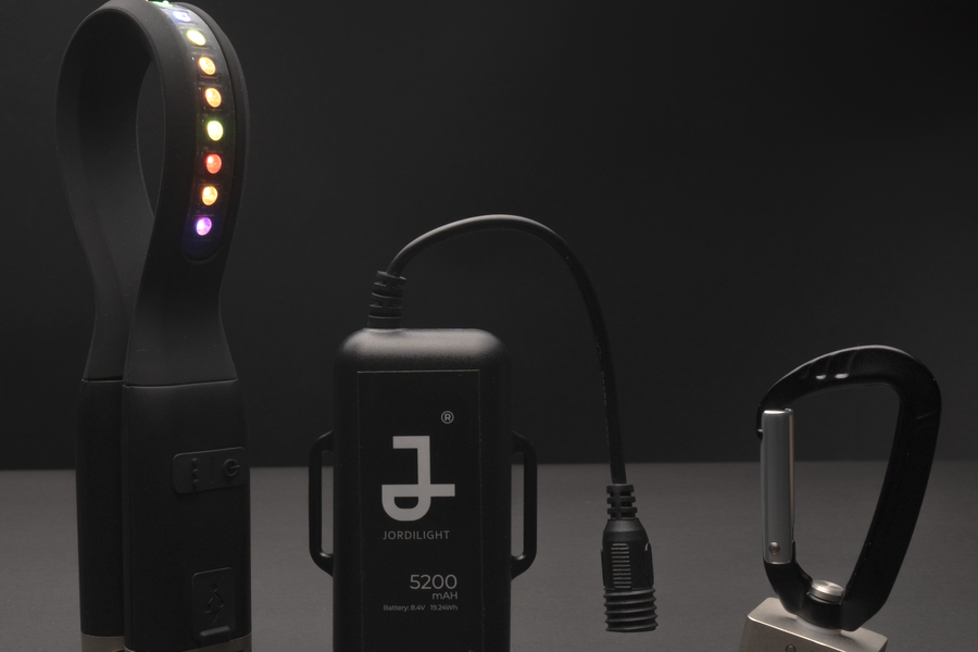 Hiking Flashlight With Compass And Sensors