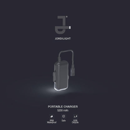 JordiLight 5200 mAh Portable Charger: Extended Adventure Power - JordiLight Inc.